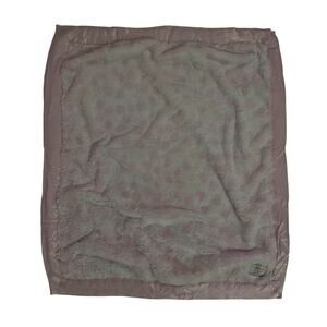 Little Giraffe Pink Polka Dots Circles Baby Blanket Satin Edge White Lovey Kids